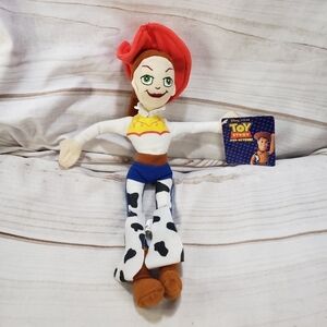 Toy Factory Disney Toy Story Jessie Cowgirl Plush Doll Creepy Has Tag 11.5 Inch